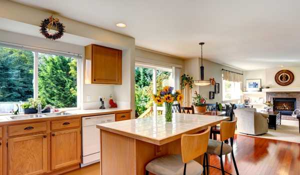 Soffit Kitchen cabinets Visual Balance