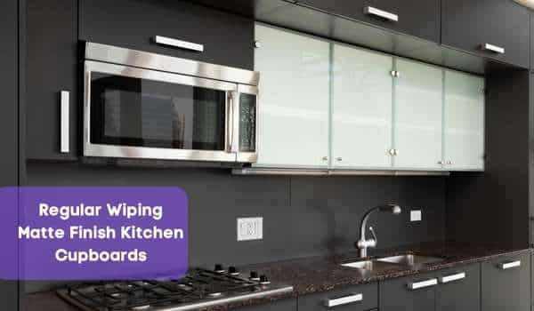 Regular Wiping Matte Finish Kitchen Cupboards