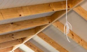 How To Paint Wooden Beams On The Ceiling